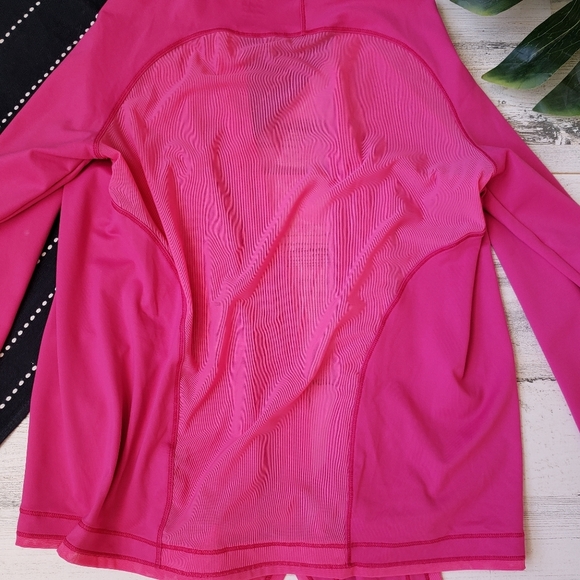 Title Nine| Waterfall Open Front Athletic Cardigan Pink Size Small - Picture 5 of 6
